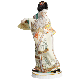 27cm Japanese Kimono Geisha Figurine Home Decoration