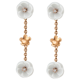 B Blossom Ohrringe aus Gold und mit Diamanten besetzt